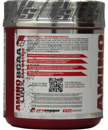 PRO SUPPS Amino Linx BCAA & EAA Matrix Blend - Cherry Splash | 13.9 oz - International Shipping Available - Buy Online on GoSupps.com