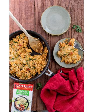 Zatarain's Cilantro Lime Rice 6.9 oz - Pack of 12 - Authentic New Orleans Flavor - Buy Online on GoSupps.com