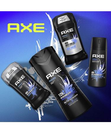 AXE Phoenix Crushed Mint & Rosemary Deodorant for Men 3oz (Pack of 4) | 48H Odor Protection | Aluminum-Free - Buy Online on GoSupps.com