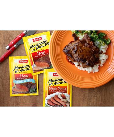 Adolph's Original Meat Tenderizing Marinade 1 oz (Pack of 24) - Pack of 24 Yellow Marinade in Minutes - Buy Online on GoSupps.com