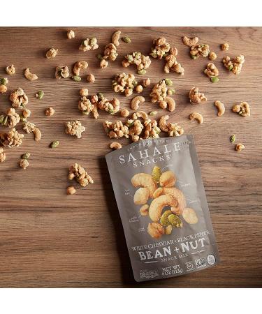 Sahale Snacks White Cheddar Black Pepper Snack Mix 4oz - Gourmet Bean & Nut Blend - Buy Online on GoSupps.com