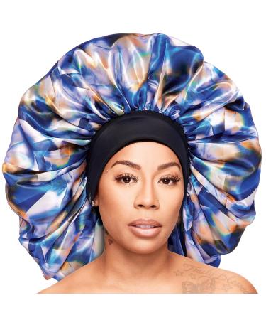 Red by Kiss Wide Edge Bonnet Reversible Silky Bonnet Sleep Cap RoyalLux X Keyshia Cole Frizz Free Bonnet Super Jumbo (Diamond) Super Jumbo Diamond