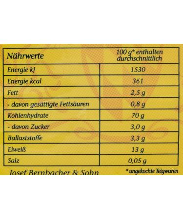 Buy Bernbacher Die Guten Spaghetti 2.5 kg - Premium Italian Pasta for International Shipping - Buy Online on GoSupps.com