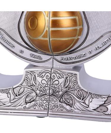 Nemesis Now Assassins Creed Bookends - Apple of Eden Resin Silver 18.5 cm B5349S0 | International Shipping Available - Buy Online on GoSupps.com