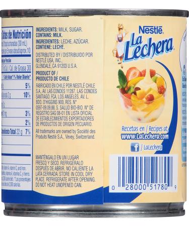 La Lechera Sweetened Condensed Milk 168oz - Pack of 12 - Buy Online on GoSupps.com