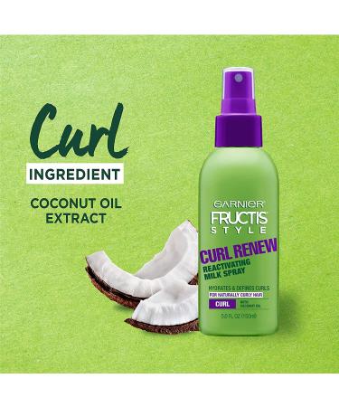 Garnier Fructis Curl Renew Milk Spray 5 fl oz | Reactivating Hair Care - Buy Online on GoSupps.com