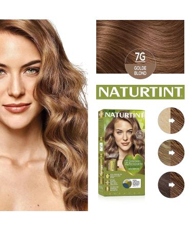 Natureint Ammonia-Free Hair Color - 7g Golden Blonde 170ml | High Natural Ingredients International Shipping - Buy Online on GoSupps.com