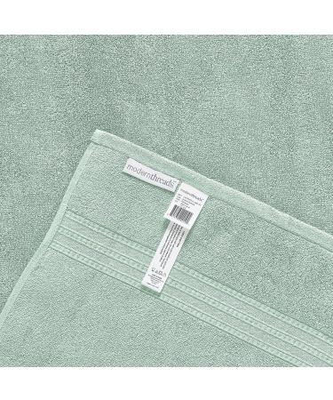 Amrapur Overseas Artesia Damask 6 Piece Reversible Yarn Dyed Jacquard Towel Set - Sage - Buy Online on GoSupps.com
