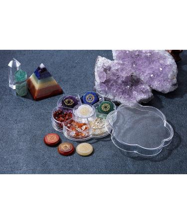 7 Chakra Healing Crystals Set | Reiki Gemstones for Meditation & Therapy - Buy Online on GoSupps.com