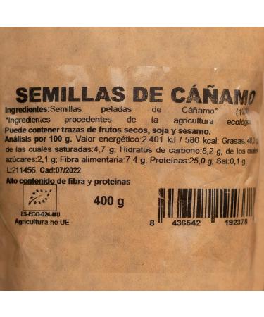 NaturGreen Graines de Chanvre 400g (Organic) - Buy Online on GoSupps.com