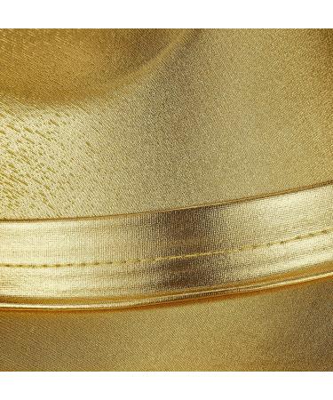 Amscan Men's Gold Fedora Hat - One Size US | Stylish Accessory for Any Occasion - Buy Online on GoSupps.com