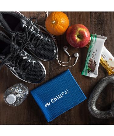 Chill Pal Mesh Cooling Towel - Blue 12 x 40 inch | Stay Cool and Refreshed - Buy Online on GoSupps.com