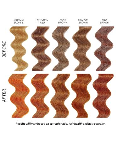 OVERTONE Haircare Daily Conditioner 8 oz | Semi-Permanent w/ Shea Butter & Coconut Oil | Cruelty-Free Hair Color - Ginger - Buy Online on GoSupps.com