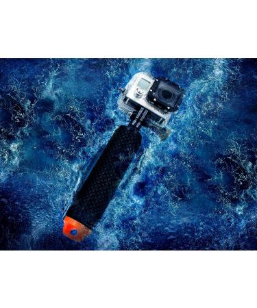 Waterproof Floating Hand Grip for GoPro Hero 11 10 9 - Orange Handler & Mount Kit for Water Sports Cameras - Buy Online on GoSupps.com