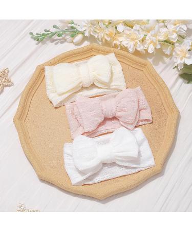Fashion Baby Girl Flower Crown Hair Band - Soft Nylon Headwrap for Newborns & Toddlers (Pink) | International Shipping - Buy Online on GoSupps.com