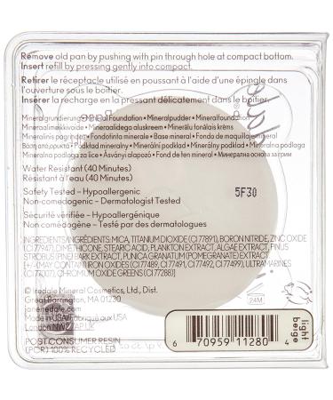 Jane Iredale Pressed Face Powder Refill - Light Beige 9.9g | Shop Internationally - Buy Online on GoSupps.com