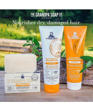 Grandpa Soap Co. Buttermilk Conditioner 8 fl oz - Nourishing Hair Care - Buy Online on GoSupps.com