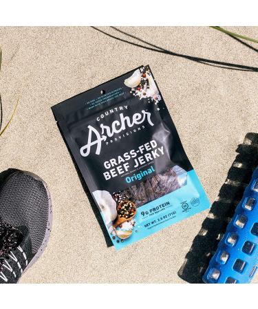 Country Archer Original Grass-Fed Beef Jerky 2.5 oz - Premium Protein Snack - Buy Online on GoSupps.com