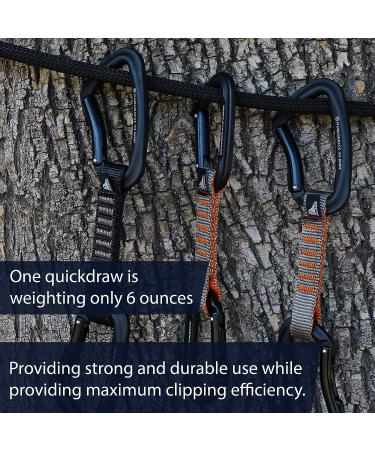 Fusion Climb 6-Pack Quickdraw Set - Contigua Blue/Straight Gate & Techno Zoom Apple Green/Bent Gate Carabiner - 11cm - One Size - Buy Online on GoSupps.com