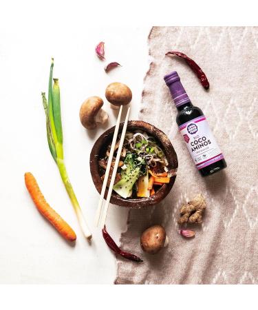 Coco Aminos Seasoning Sauce 500ml Organic Vegan Soy Sauce Alternative | Gluten-Free Histamine-Free Soy-Free - Goodmoodfood - Buy Online on GoSupps.com