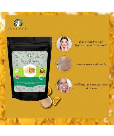 Buy Orange Peel Powder 200 GM - Natural Skin & Nail Health Rich in Vitamins C & D Vegan Non-GMO Hair & Skin Care Solutions - Buy Online on GoSupps.com