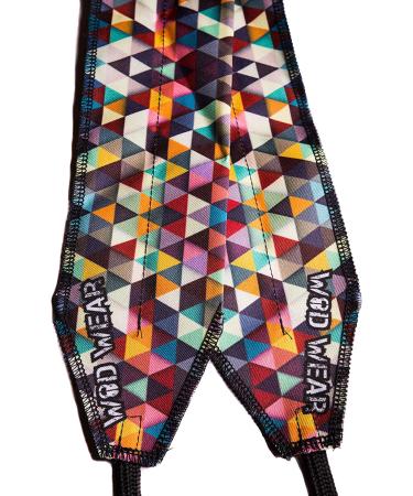 WOD Wear Wrist Wraps - Powerlifting, Strength Training, Bodybuilding, Cross Training Support - Diamond Black Stitch - One Size Fits All - Buy Online on GoSupps.com
