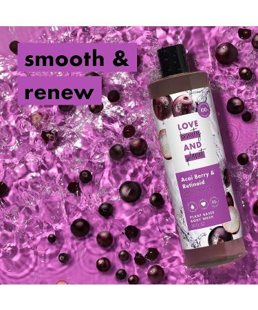 Love Beauty And Planet Acai Berry & Retinoid Body Wash - 100% Biodegradable - 20 fl oz - Buy Online on GoSupps.com