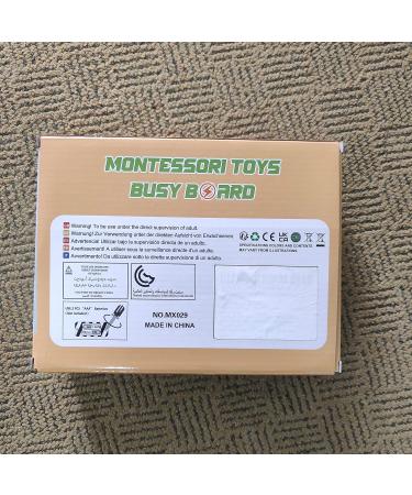 Joyreal Montessori Busy Board | Educational Wooden Toys for Toddlers 2-4 Years | Motor Skills Development - Buy Online on GoSupps.com