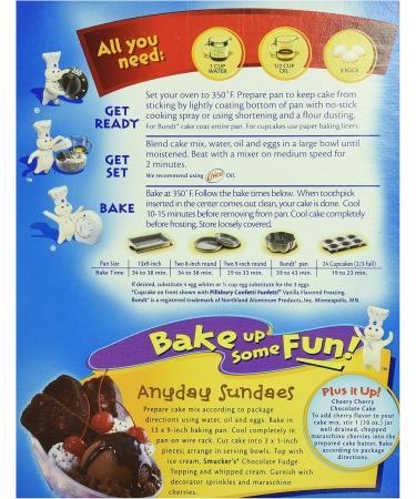 Pillsbury Devils Food Moist Supreme Premium Cake Mix 432g - Buy Online on GoSupps.com