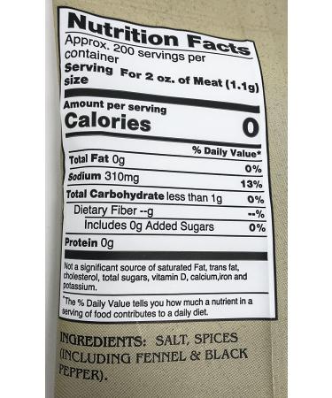 A.C. Legg's Mild Italian Sausage Seasoning - 2 Packs, 8 Ounce Each - Pack of 2 - Buy Online on GoSupps.com