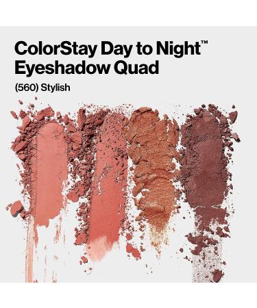 Revlon ColorStay Day to Night Eyeshadow Quad - 560 Stylish 0.16 oz - Buy Online on GoSupps.com