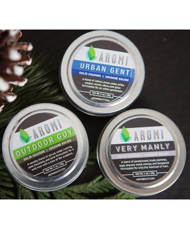 Fresh Woodsy Solid Cologne for Men | 1.0 oz Aromi 5 (Very Manly) | Vegan & Cruelty-Free | Portable & Travel-Friendly | Stocking Stuffer - Buy Online on GoSupps.com