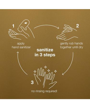 Dove Advanced Care Hand Sanitizer 8 oz Pack of 4 Shea Butter & Warm Vanilla | 99.99% Effective Against Germs | Soft, Smooth Skin - Buy Online on GoSupps.com