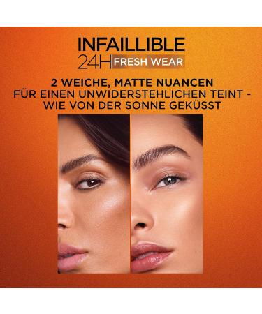 L'Or al Paris Infaillible 24h Soft Matte Bronzer - Long-Lasting Opaque Tan | 350 Medium 9g | International Shipping Available - Buy Online on GoSupps.com