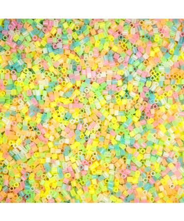 Glow in the Dark Fuse Beads Set - 9,000 Beads in 6 Unique Colors, Includes Case for Easy Organization - Ideal for Perler Beads Pixel Art - Buy Online on GoSupps.com