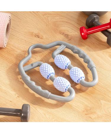 Buy Innovagoods Multifunctional Muscle Self-Massage Device - 4 Pressure Point Rolls for Sports & Fitness - Flexible Design - Gray - Buy Online on GoSupps.com