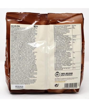 Callebaut 4 x 400g Bundle - Belgian Dark Milk & White Chocolate Couverture (Callets) - Buy Online on GoSupps.com