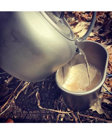 Keith Titanium Ti3901 Kettle - 1.0L | Lightweight & Durable Titanium Construction - Buy Online on GoSupps.com