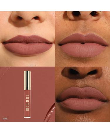 Milani Stay Put Longwear Liquid Lipstick - Vibe | Smudge-Proof, Kiss-Proof & Fade-Resistant Formula for All-Day Wear - Buy Online on GoSupps.com