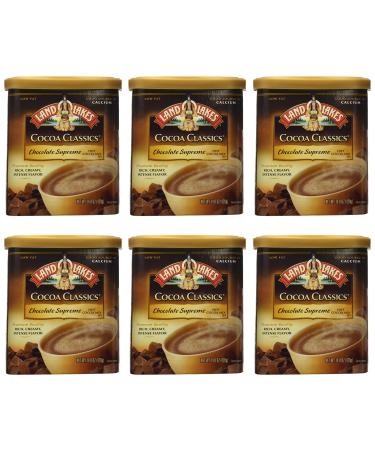 Land O Lakes Cocoa Classics Supreme Chocolate Hot Cocoa Mix, 14.8 Ounce - 6 per case.