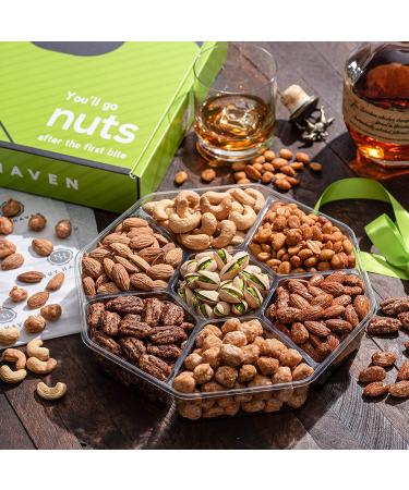 Deluxe Holiday Nuts Gift Basket - Sweet & Salty Gourmet Snack Box - Unique Flavors for Birthdays, Christmas, Thanksgiving - Perfect Gift for Men, Women, Family - Buy Online on GoSupps.com