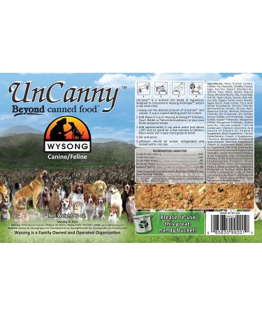 Wysong Uncanny Raw Diet Supplement for Dogs and Cats - 40oz Bucket - Buy Online on GoSupps.com