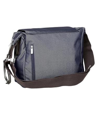 L SSIG Baby Changing Bag - Stylish Denim Blue Messenger Bag with Accessories | Shop Internationally - Buy Online on GoSupps.com
