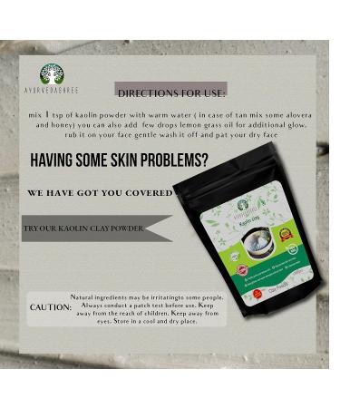 Kaolin Clay Powder 200g - Gentle Exfoliator & Skin Treatment for All Skin Types - Ships Worldwide - Buy Online on GoSupps.com