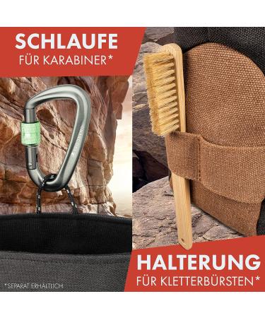 Gnarcore Complete Chalk Set: Chalk Bag Chalk Ball & Boulder Brush - Ideal for All Climbing Levels - Perfect Bouldering Gift - Buy Online on GoSupps.com