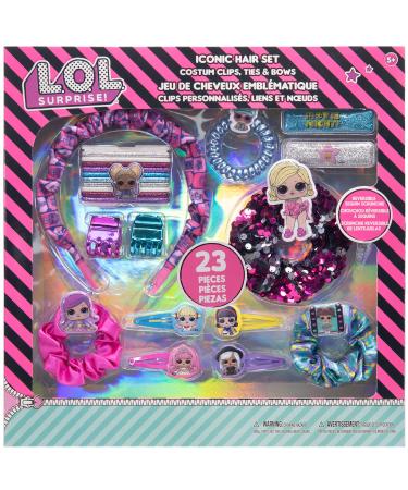 L.O.L Surprise! Townley Girl Hair Accessories Box|Gift Set for Kids Girls|Ages 3+ (23 Pcs) Including Hair Tie  Headband  Hair Clips  Scrunchie and More  for Parties  Sleepovers and Makeovers - Buy Online on GoSupps.com