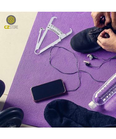 CZ Store Body Fat Caliper for Weight Management | Skinfold Measurement Device with Accurate Readings | Includes Instruction Manual and Exercise Guide - Buy Online on GoSupps.com