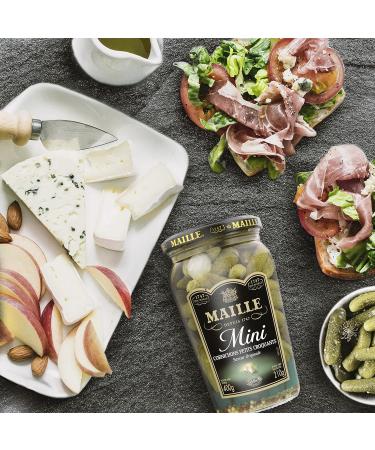 Maille Pickles Mini Original Flavor The jar of 210g net drained - Buy Online on GoSupps.com