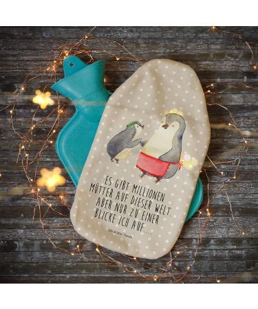 Mr. & Mrs. Panda Warm Bottle Penguin | Unique Gift for Birthdays & Mother's Day | Cozy Hot Water Bottle & Warming Pillow in Gray - Buy Online on GoSupps.com