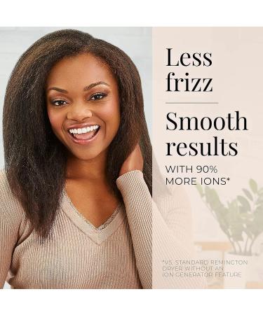 REMINGTON Shea Soft Hair Dryer for Women | Smooth & Silky Hair | Diffuser & Hot Comb | 6 Speed/Heat Settings - Ivory - Buy Online on GoSupps.com